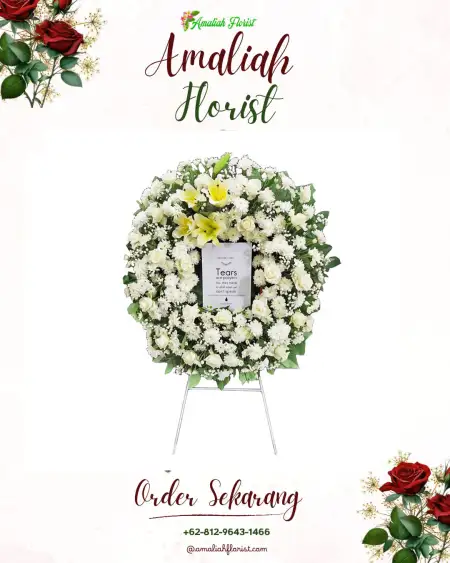 Krans Bunga Duka Selang